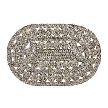 Celeste Blended Pebble Indoor/Outdoor Oval Braided Rug 20